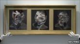 Francis Bacon's Three Studies for Self-Portrait triptych sold for $25.3m (£15.6m)
