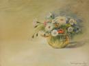 Натюрморт с пролетни цветя - Иван Лукаров