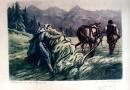 Събиране на сено в Родопите - Петър Морозов