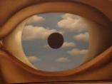 The False Mirror, by Magritte, 1928