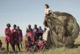 Keira Knightley with the Maasai, Kenya,2007 Signed, titled, dated, numbered in pencil bottom recto. 304 x 452mm