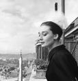 Hepburn captured in Rome in 1960