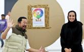 Takashi Murakami and Sheikha Al Mayassa