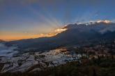 The Cultural Landscape of Honghe Hani Rice Terraces, China covers 16,603-hectares in Southern Yunnan