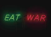 Bruce Nauman Eat War (1986).