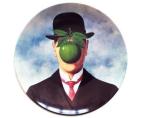 Magritte La Grande Guerre Plate from the Guggenheim Collection, $100.00.