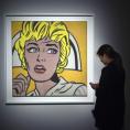 Roy Lichtenstein’s “Nurse” on display at Christie’s New York, USA