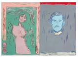 Self-Portrait With Skeleton Arm and Madonna, an acrylic and silkscreen ink by Andy Warhol, sold for 12 million yuan