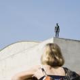 Installation view of Antony Gormley’s Event Horizon