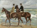 Two Riders - Beach Max Liebermann