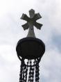 The four-armed cross, one of the most typical features of Gaudí's works