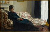 Meditation (Madame Monet on the Sofa(circa 1871) by Claude Monet