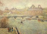 La Seine vue du Pont-Neuf, au fond le Louvre