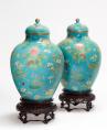 A pair of Chinese porcelain vases, which were estimated at $10,000 to $15,000