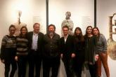 Ai Weiwei and the team at the Museum of Cycladic Art