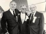 Alfred Taubman, Mayor Coleman Young and Max Fisher, via Detroit Free Press