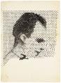 Raster Drawing (Portrait of Lee Harvey Oswald) 1963