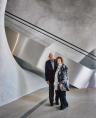 Eli and Edythe Broad in their 120,000-square-foot new museum