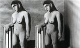 Photograph of René Magritte's The Enchanted Pose, which was listed as 'probably destroyed' in a 1992 study of the artist.