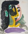 Oil painting by Pablo Picasso titled Tete de Femme that sold for 10.8 million yuan ($1.7 million)