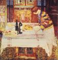 Pierre Bonnard, Après le repas, 1925,