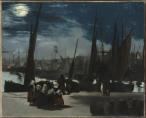 Moonlight at the Port of Boulogne (1868) by Édouard Manet