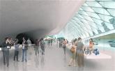 Broad Art Foundation (Diller Scofidio+Renfro). A rendering of the interior lobby