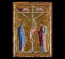 „Разпятие с Богородица, Свети Йоан Евангелист и двама скърбящи ангела“,13 век