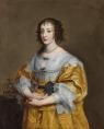 „Портрет на кралица Хенриета Мария, три четвърти дължина, в златна рокля“ на сър Антъни ван Дайк